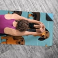 thumbnail image 5 of Dachshund Gym Towel with Storage Bag, 72.8"x26.8", Suitable for Yoga, Pilates, Fitness, etc. - Yoga Towel, Yoga Towels, Yoga Mat Towel, 5 of 6