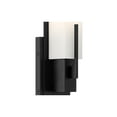 thumbnail image 3 of Possini Euro Design Midtown Modern Wall Light Sconce Black Hardwire 4 1/2" Fixture Opal White Glass Shade for Bedroom Bathroom Vanity Living Room, 3 of 7