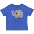thumbnail image 3 of Inktastic Tia Loves Me Baby Elephant Boys or Girls Toddler T-Shirt, 3 of 5