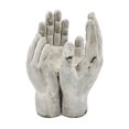 thumbnail image 3 of Set of 2 6x6x9" Accepting Hands Accent Cement Hand Decor, 3 of 9