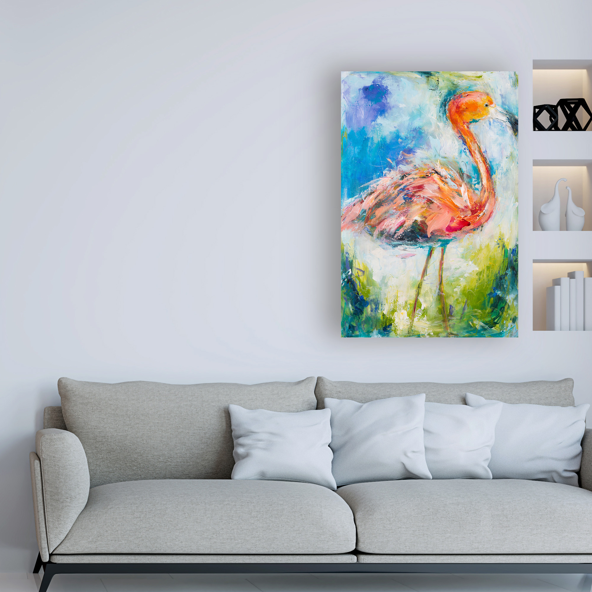 Trademark Fine Art 'Pretty in Pink No. 2' Canvas Art by Hilma Koelma