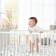 thumbnail image 4 of Sweet Jojo Designs Fox Arrows Black and White Fitted Crib Sheet, 4 of 6