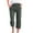Army Green, variant on ZyeKqe Womens Capri Pants Low Rise Wide Leg Crop Pants Loose Comfy Drawstring Lounge Pajama Pants with Pockets