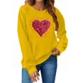 thumbnail image 6 of Women's Fashionable Casual Fun Santa Head Printed Round Neck Top Hoodless Sweatshirt, 6 of 6