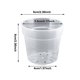 thumbnail image 3 of Maceta transparente para vivero (5 unidades), apta para interior y exterior, universal., 3 of 6