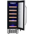 thumbnail image 3 of Edgestar Cwr182sz 12" Wide 18 Bottle Built-In Single Zone Wine Cooler - Stainless Steel, 3 of 7