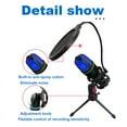 thumbnail image 6 of 3.5mm USB/RGB Condenser Wired Microphone for PC Laptop Gaming Podcast Studio Professional Anti-Blowout Desktop Microphone (3.5MM AUX), 6 of 7