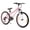 Pink, variant on Hiland Bamcbase 24 Inch Mountain Bike, Front Suspension Fork Bicycles for Teens, Blue