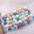thumbnail image 3 of Magik Baby Pacifier Clip Chain Binky Holder Teething Beads Wooden Silicone, 3 of 3