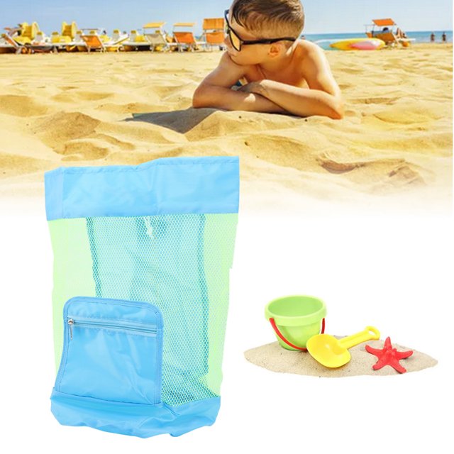 Bolsa de juguetes de de playa de malla bolsa de juguetes de playa de malla grande de tela Oxford 600D resistente para artículos diversos para toallas artículos diversos ANGGREK Otros