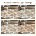 thumbnail image 4 of ODIKA 2'x3' Tan Geometric Diamond Medallion Washable Doormat Quatrefoil Motif Sisal Style Traditional Non-Slip, Low Pile for Entryway, Kitchen, Laundry Room, 4 of 4