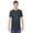 Black Heather, variant on The Fruit of the Loom Adult Sofspun Jersey Crew T-Shirt - HEATHER BLACK - L