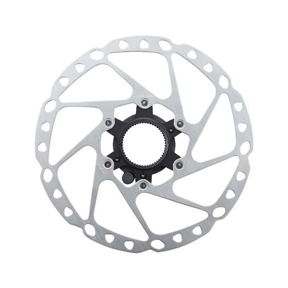 SHIMANO Unisex  Adult RT-EM600 Brake Disc, Silver, 180 mm