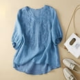 thumbnail image 1 of WANPIDAN Chemisier pour Femmes Grande Taille Colla Chemise Boutonnée Classique Chemisier pour Femmes Manche Tee T-Shirts pour Femmes Graphique Chemises Modernes pour Femmes T-Shirt Graphique Femmes Paquet Manches pour Femmes T-Shirts de Baseball, 1 of 3