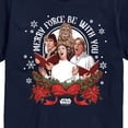 thumbnail image 3 of Star Wars - Merry Force Be With You - Men's Short Sleeve Graphic T-Shirt, 3 of 5