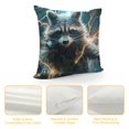 BCIIG Raccoon Lightning Bolt Movie Graphic Decorative Cushion Throw