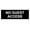 Black, variant on Basic No Guest Access Sign (White) - Small
