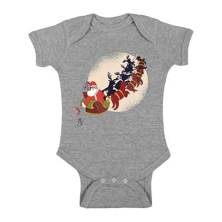 

Awkward Styles Ugly Christmas Baby Outfit Bodysuit Xmas Gifts Santa Romper