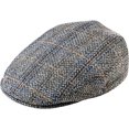 thumbnail image 1 of Gorro de vendedor de periódicos de hiedra plana en espiga para hombre, gorra de mezcla de lana, color caqui, café en espiga, talla única con banda elástica, adecuado para circunferencia de cabeza de 5, 1 of 5