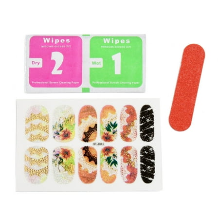 5 Sets Glitter Adhesive Full Cover Nail Stickers Diy Nails Art Tip 5 Sets Glitter Adhesive Full Cover Nail Stickers Diy Nails Art Tip