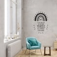 thumbnail image 3 of If They Dont Like You For Being Yourself Be Yourself Even More Quote Cute Aztec Pattern Rainbow Vinyl Wall Art Sticker Decal Home Kids Room Study Room Boys Girls Wall Decor Design Size (20x18 inch), 3 of 3