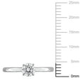 thumbnail image 2 of Created Forever Women's 1/2 CT Lab Created Diamond 14K White Gold Solitaire Engagement Ring (H-I, SI-I1), 2 of 9