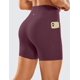 thumbnail image 2 of Shorts CRZ YOGA Sensación Desnuda 5" Cintura Alta Russet Oscuro, 2 of 6