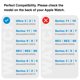 thumbnail image 2 of Stg Sport Bandas De Silicona Compatibles Con Apple Watch Band Ultra 3/2/1 49 Mm Series 11/10 46/42 Mm 9/8/7 45/41 Mm Se 6/5/4 44/40 Mm 3/2/1 42/38 Mm S/M M/L Para Mujeres Y Hombres, 2 of 4