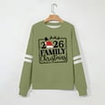 thumbnail image 5 of Women's Christmas Sweatshirts Loose Family Christmas 2026 Blouses Fashion Letter Printed Xmas Shirts Casual Long Sleeves Crewneck Pullover Tops, 5 of 6