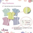 thumbnail image 3 of Emily Rose 14.5 Inch Doll Clothes Rainbow 5 Pack 14" Doll T-Shirts Value Set - Lovely Pastel Colors | Gift Boxed!, 3 of 7