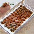 thumbnail image 1 of MYG 53Pcs Adhesive Static Grass Tufts Miniature Scenery Wildflowers Model scenery, 1 of 6