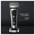 thumbnail image 5 of Braun Series 9 PRO+ - Afeitadora eléctrica para hombres, con 5 elementos de afeitado Pro y recortadora de cabello largo de precisión, soporte de carga, maquinilla de afeitar eléctrica húmeda y seca, 5 of 5