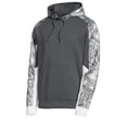 thumbnail image 3 of Sport Tek Adult Male Men Long Sleeves Pullover Dk Sm Gy/DS Gy Medium, 3 of 4