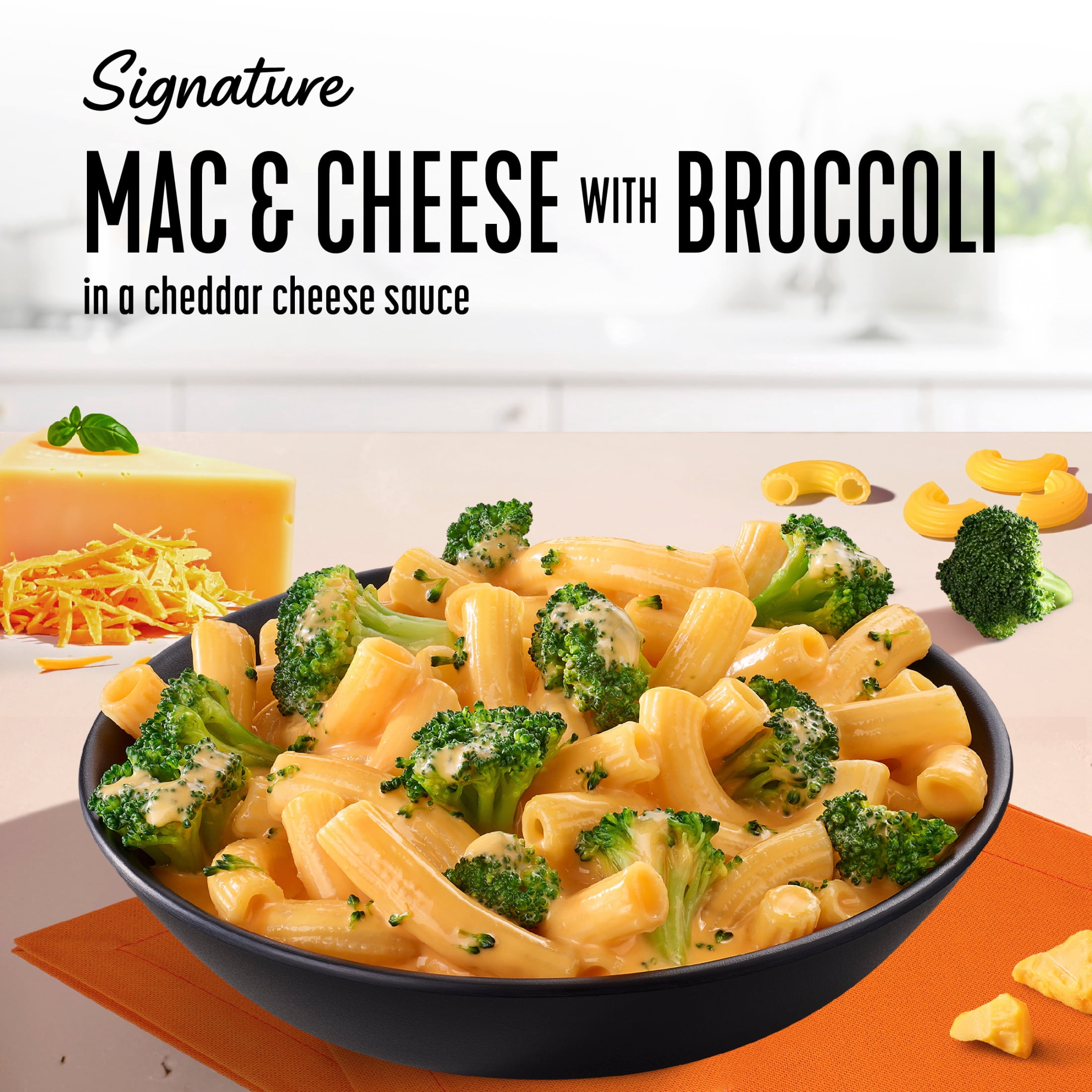 Lean Cuisine Mac & Cheese with Broccoli, Frozen Lunch, Frozen Individual Meals 8.9 oz