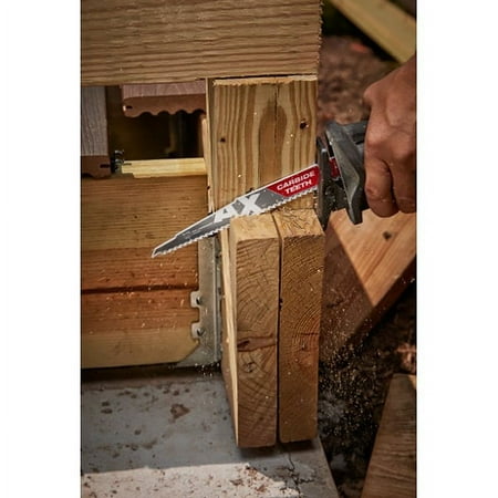 UPC: 0045242483716 | Milwaukee 48-00-5221 – The AX with Carbide Teeth Sawzall Blade