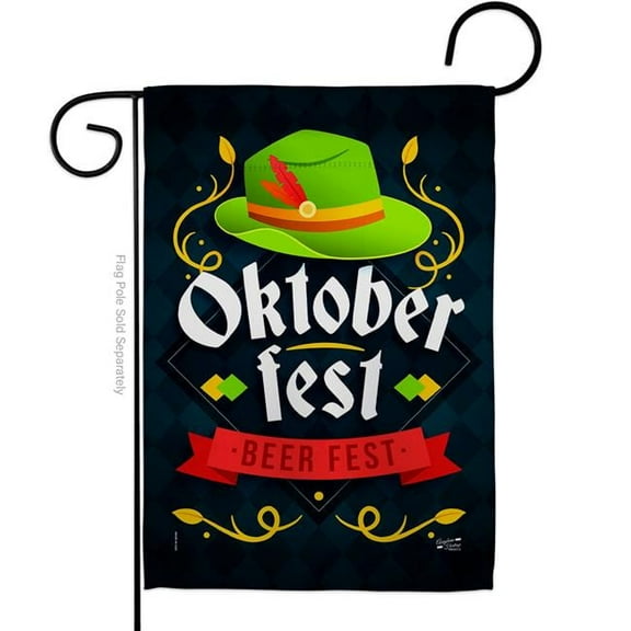 Angeleno Heritage G135621-BO Oktober Fest Beverages Beer 13 x 18.5 in. Double-Sided Decorative Vertical Garden Flags for House Decoration Banner Yard Gift