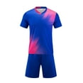 thumbnail image 2 of hengsof Kids Soccer Jersey Sports Team Training Shirt and Shorts Uniform, 2 of 6