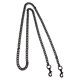 thumbnail image 4 of 1pc cadena de bolsa mate cadena decorativa cinturón de bolsas de metal adorno accesorio de accesorio negro, 4 of 6