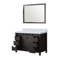 thumbnail image 4 of Lexora Home Marsyas 48" Quartz Top Single Vanity with Sink and Mirror in Brown, 4 of 10