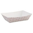 thumbnail image 2 of Boardwalk Paper Food Baskets, 6 oz Capacity, 3.78 x 4.3 x 1.08, Red/White, 1,000/Carton -BWK30LAG040, 2 of 2