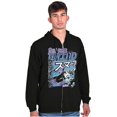 thumbnail image 5 of The Smurfs Kanji Gargamel Daily Grind Zip Hoodie Sweatshirt Men Brisco Brands M, 5 of 6