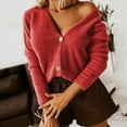 thumbnail image 2 of B91xZ Veste d'Hiver pour Femmes, Chaude, à Capuche, Rouge G, 2 of 5