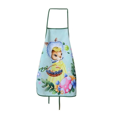 

JANGSLNG Apron Cute Cartoon Cat Apron Linen Kids Family Game Sleeveless Aprons Household Kitchen Apron Home Supplies