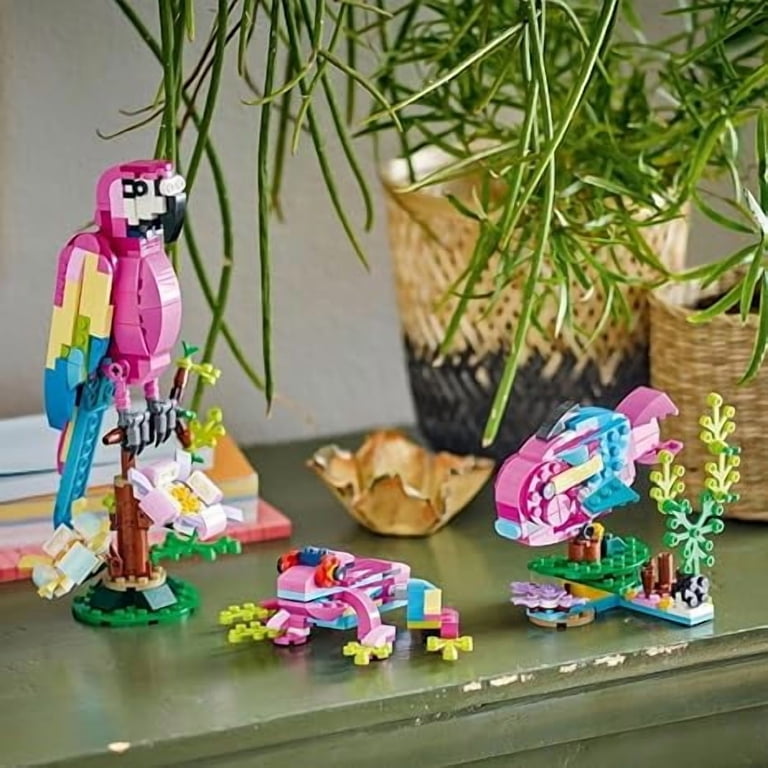 LEGO Creator Exotic Pink Parrot 3in1 Building Toy Set 31144