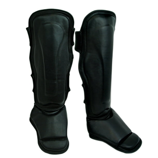 MMA Black Shin & Instep Guard, MMA, Kickboxing, Muay Thai, Martial Arts