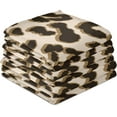 thumbnail image 4 of SKYSONIC 1 pack Leopard Print Kitchen Dish Towels,Dishcloths,Absorbent Soft Towels Hand Towels, 18" x 28", 4 of 7