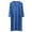 Blue, variant on Men's Sleeping Robe Cardigan Loose Bathrobe Nightgown Casual Mens Loungewear Sets Home Wear Comfortable Pajamas Black,L