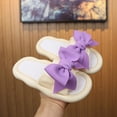 thumbnail image 2 of TOWED22 Slides Sandals for Kids,Girls Shower Shoes,Boys Cloud Slides Non slip Quick Dry Bedroom Shoes Indoor Outdoor Open Toe House Casual House Slippers(Purple,1 ), 2 of 5