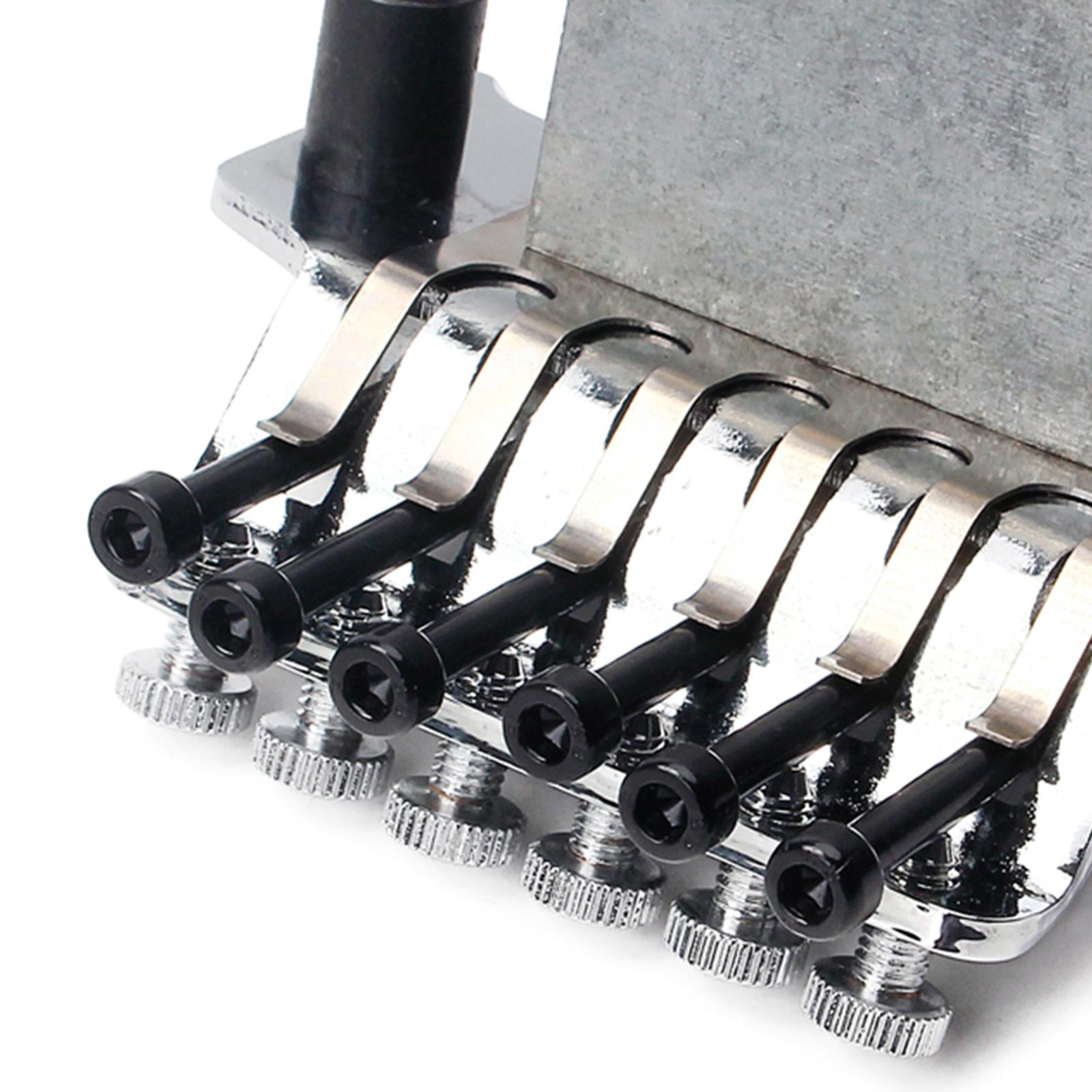 Double Locking Tremolo Bridge System Set For Electric , Chrome, Easy to Install
