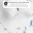 thumbnail image 2 of Coastal Quilt Set - Lightweight, Soft, All-Season - 3-Piece Reversible Bedding Set (King / California King, Blue Watercolor Sailboats), 2 of 6
